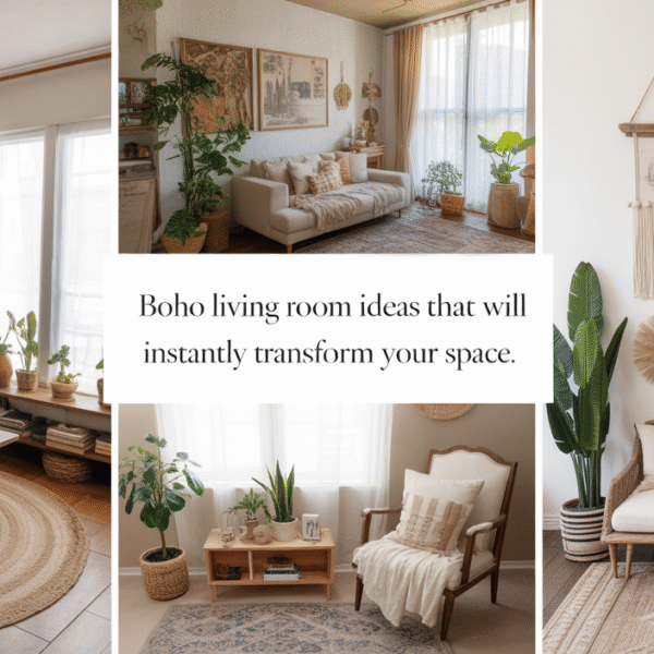 25 Boho Living Room Ideas That Will Instantly Transform Your Space