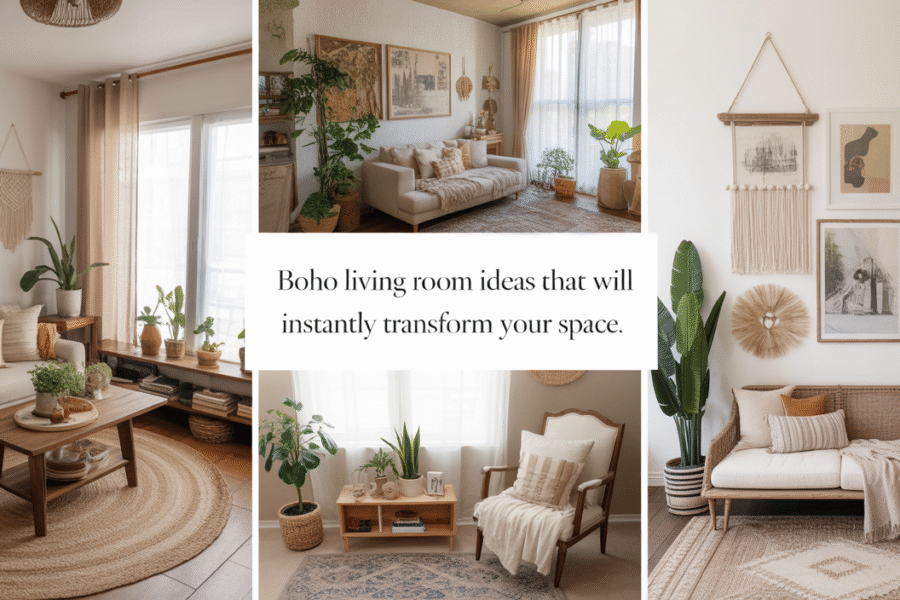 25 Boho Living Room Ideas That Will Instantly Transform Your Space