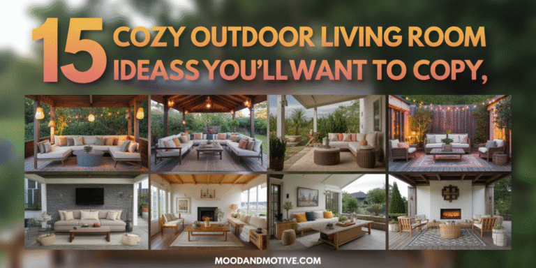 15 Cozy Outdoor Living Room Ideas You’ll Want to Copy