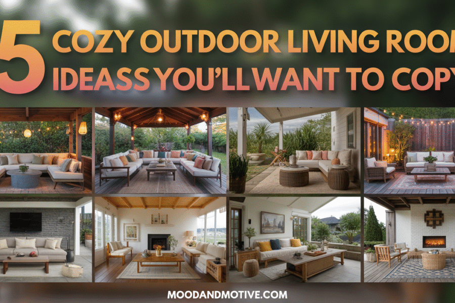 15 Cozy Outdoor Living Room Ideas You’ll Want to Copy