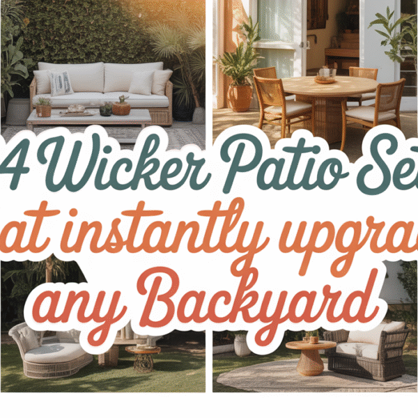 24 Wicker Patio Sets That Instantly Upgrade Any Backyard