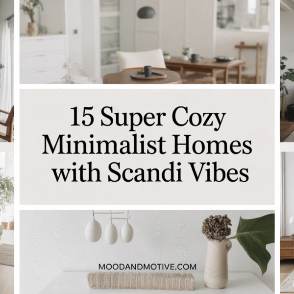 15 Super Cozy Minimalist Homes with Scandi Vibes