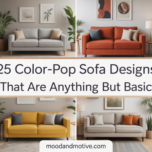 25 Color-Pop Sofa Designs That Are Anything But Basic