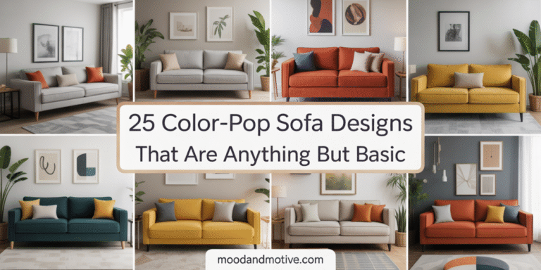 25 Color-Pop Sofa Designs That Are Anything But Basic