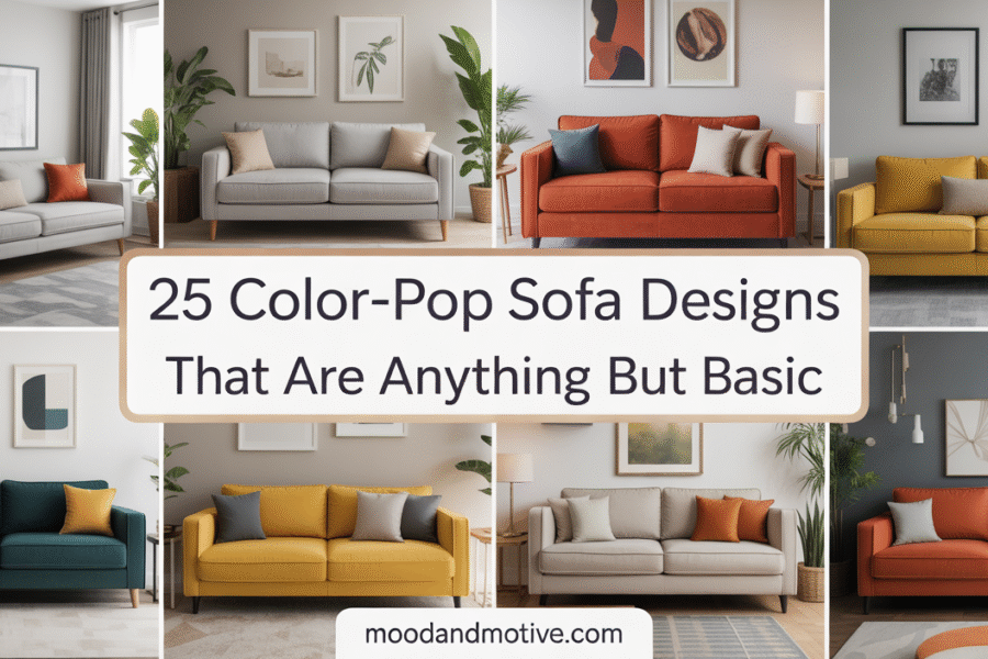 25 Color-Pop Sofa Designs That Are Anything But Basic