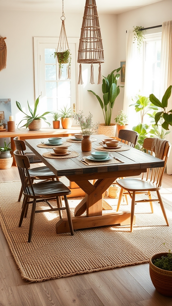 earthy tones natural materials