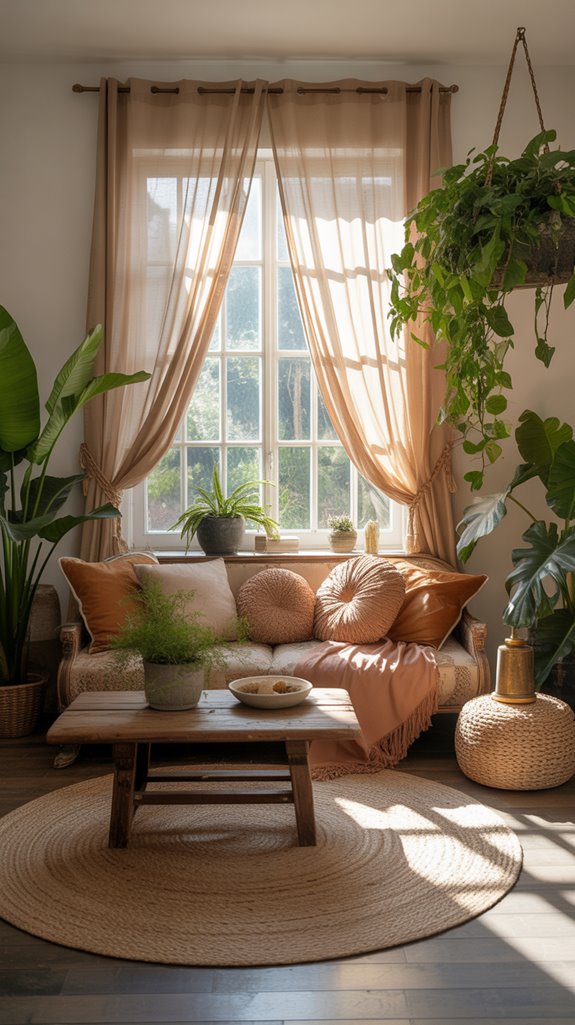 natural elements enhance boho