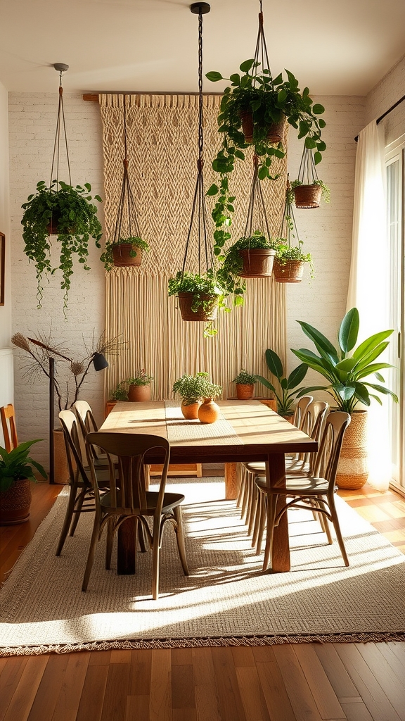 vibrant macram wall art